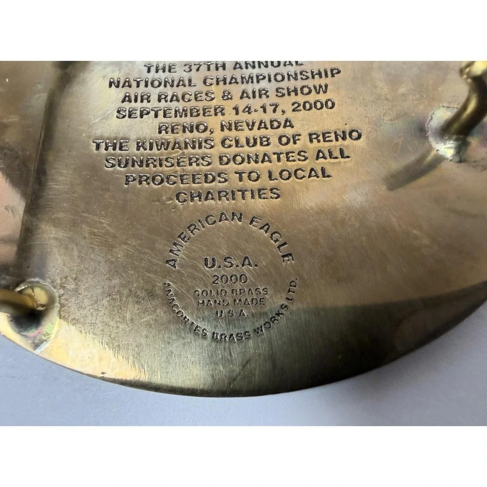 Reno 2000 Air Races‎ National Championship Limited Edition Belt Buckle #2 Nevada